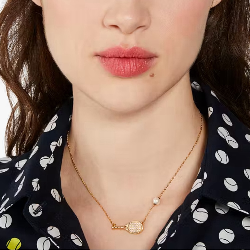 NWT Kate Spade Queen of the Court Tennis Necklace